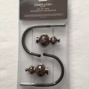 Chris Madden "Edwardian" Holdbacks in Ancient Bronze NWT